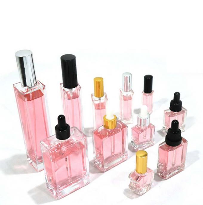Glass Cosmetic Serum Essential Oil Dropper Bottle Eco Clear 10ml 2.3cm Dia 3