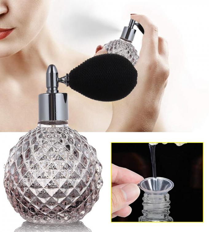 100ml Glass Cosmetic Containers Design Airbag Glass Perfume Spray Bottle 8