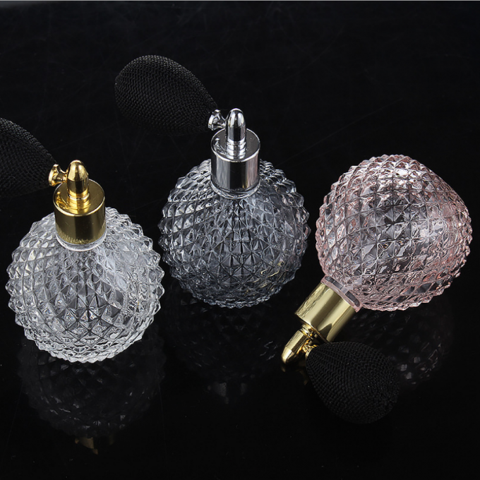 Glass Cosmetic Containers 100ml Vintage Style Air Bag Refillable Fine Spray Perfume Bottle 1
