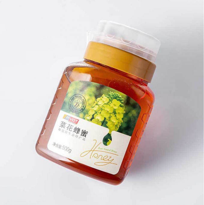 500g 700g Honey Plastic Beverage Bottles Reusable Plastic Jars Squeezable 4