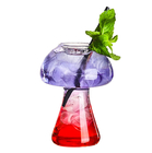 Mushroom Shape Beverage Cocktail Glass Bottle Transparent 285ml For Bar Store
