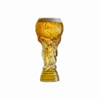 Drinking Glass Clear Beer Glass Cup 16oz Qatar World Cup Trophy Shaped