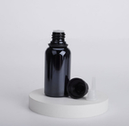 Black Essential Oil Bottle 5g 10g 15g 20g 30g 50g 100g Cosmetic Glass Bottle With Cap