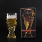 Customization Crystal Glass Cup Sustainable With Football Shape