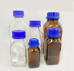 Amber Brown Glass Reagent Bottle 100ML 250ML 500ML 1000ML With Graduation