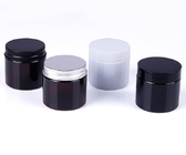 Cosmetic Containers PET Jar Aluminium Lid 0.7oz To 17.6oz For Perfume Lotion