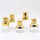 Glass Cosmetic Containers 20ml 30ml Glass Dropper Bottle For Essential Oil