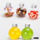 ODM Decorative  Plastic Beverage Bottles 1.7oz Ball Shaped Plastic Bottles