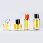 Magnet Cap Scent Glass Cosmetic Containers Perfume Glass Bottle 50ml Crimp Seal