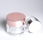 Round Acrylic Luxury Double Wall Cosmetic Jar 50g To 200g Antitear