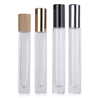 0.35oz Odorless Glass Cosmetic Containers Transparent Roller Bottle 1.8*13cm