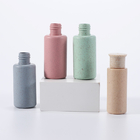Empty Biodegradable Plastic Bottles Shampoo 10.5oz 300g 500g UV Printing