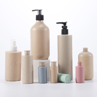 Empty Biodegradable Plastic Bottles Shampoo 10.5oz 300g 500g UV Printing