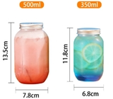 330ml 650ml Biodegradable Plastic Bottles PLA PET Bubble Tea Juice U Shaped