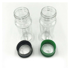 3.5oz Clear Plastic Spice Shakers Jars Dustproof Waterproof for Salt And Pepper