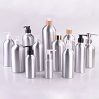 Silver Blue Aluminum Cosmetic Bottles Trigger Spray 0.6mm Thick ISO9001