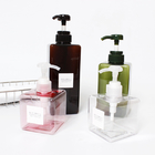 450ml PETG Square Soap Dispenser 650ML 250ml Foam Pump Plastic Bottles