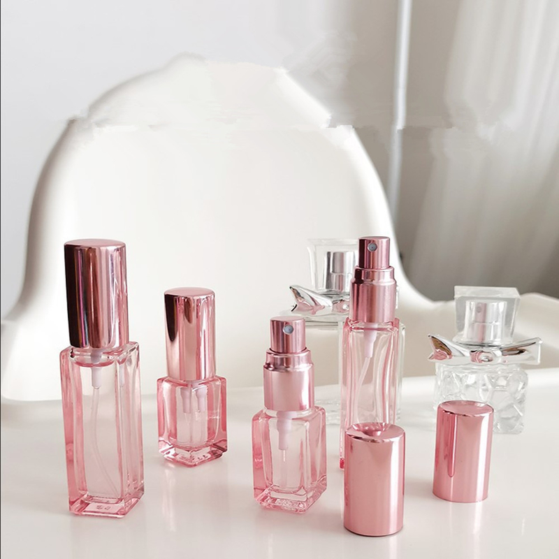 Rose Gold Portable Refillable Atomizer Travel Perfume Fine Mist Sprayer Bottle