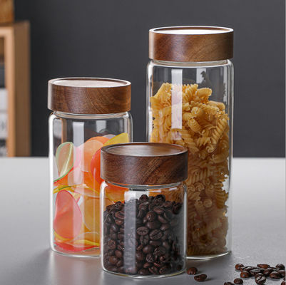 Good price Empty Dustproof Transparent Glass Jars With Lids Eco Friendly 580ml 500pcs online