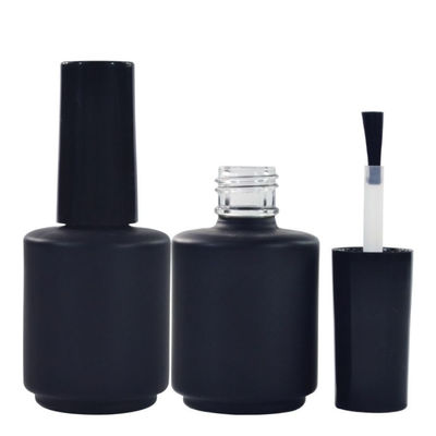 Good price 10ml Black Nail Polish Bottle Gel 7.6*3,2cm With Screw Cap online