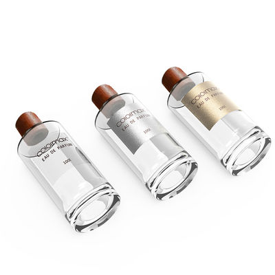 Good price 50mm Dia 3.5oz Crystal Glass Perfume Bottles SGS Round Custom LOGO online