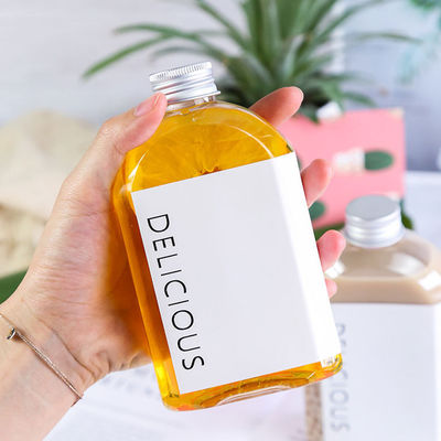 Good price 350ml Plastic Juice Disposable Beverage Bottles Tasteless Odorless Flat Shape online