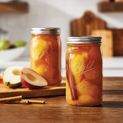 Good price Thickened 16 Oz Wide Mouth Canning Jars Multicolour Heat Insulated online