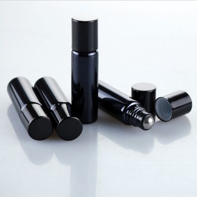 Good price 1/ 3oz 10ml Essential Oil Empty Glass Rollerball Bottles Black Coating online