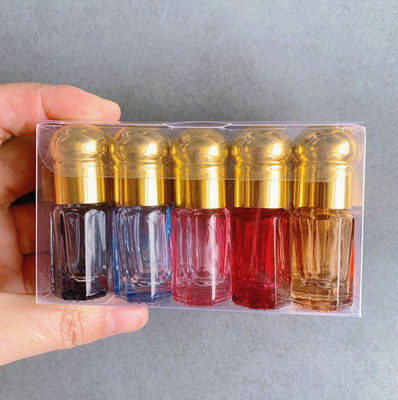 Good price Clear Roller Glass Cosmetic Containers 6ml 3ml Octagonal Glass Bottle online