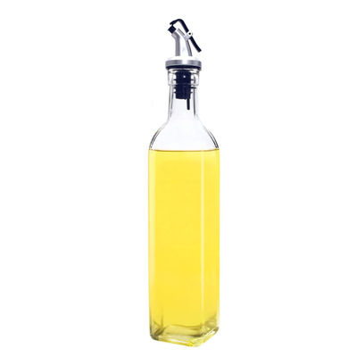 Good price 350ml 500ml Thickened Crystal Glass Bottles Olive Oil And Vinegar Dispenser Set online