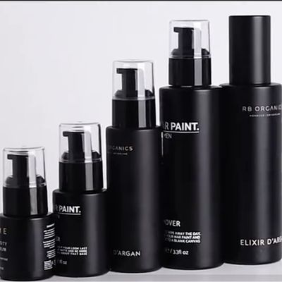 Good price 5000pcs Airless Black Glass Lotion Bottle Serum 150ml With Pump Sprayer online