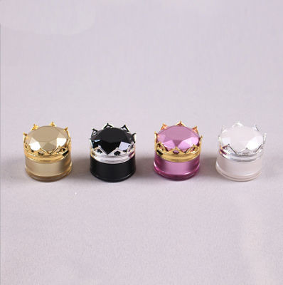 Good price Recyclable Empty Eyeshadow Plastic Cosmetic Containers 15g Acrylic Crown Jar online