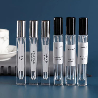 Good price 18*106mm Glass Cosmetic Containers 10ml Spray Perfume Bottles TUV Lightweight online