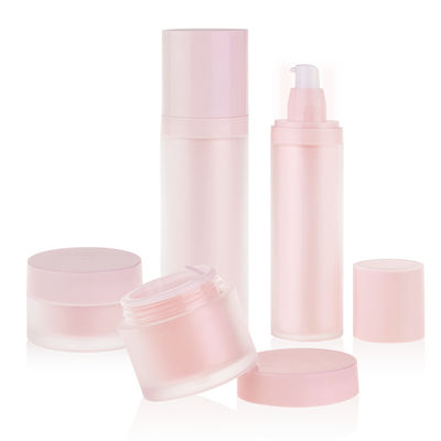 Good price Pink Plastic Cosmetic Containers Lotion Pump 50g 120g TSA online