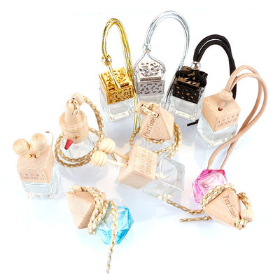Good price Hanging Car Perfume Glass Bottle Essential Oil Diffuser, Aromatherapy Car Air Freshener online