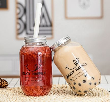 Good price 330ml 650ml  Plastic Bottles PLA PET Bubble Tea Juice U Shaped online