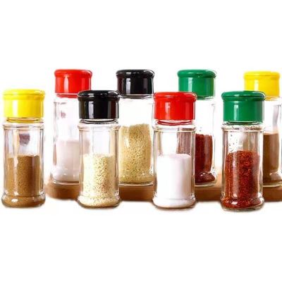 Good price 3.5oz Clear Plastic Spice Shakers Jars Dustproof Waterproof for Salt And Pepper online