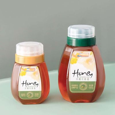 Good price 300g 500g 1000g Honey Bottles Reflux Inlet Sealing Plastic Seasoning Bottles online
