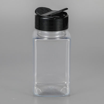 Good price 120ml Plastic Seasoning Bottle With Shaker Lids Square Plastic Spice Container online
